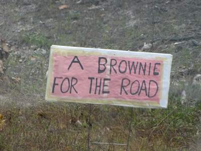 A Brownie for the road