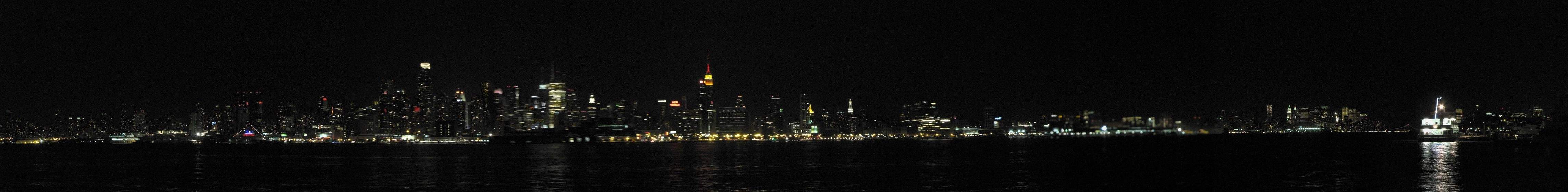 New York City Panorama at night