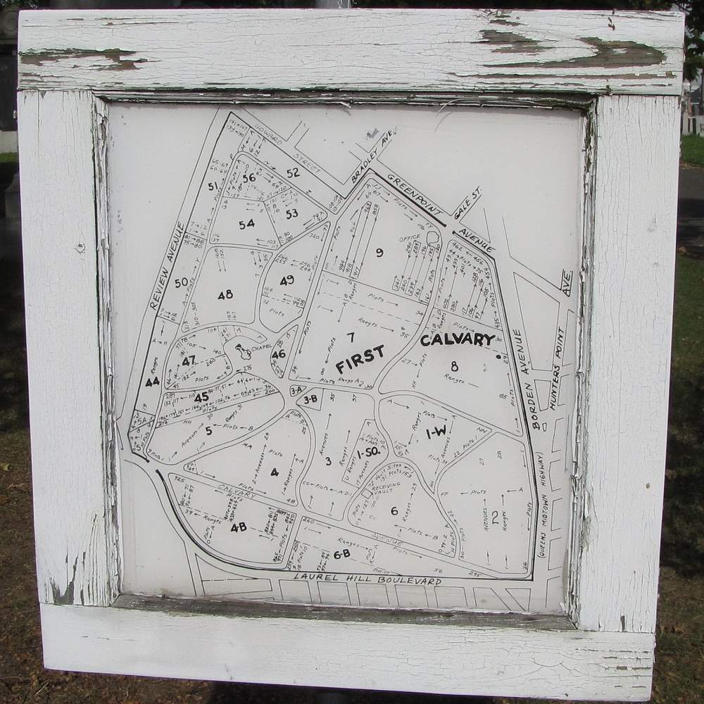 Calvary Cemetery - Map